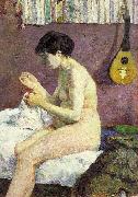 Paul Gauguin Study of a Nude oil painting on canvas